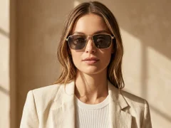 BS2012-2052_Golden_Aviator_Metal_Sunglasses-tryon_female