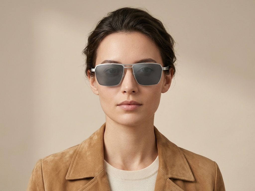 BS2012-2053_Silver_Aviator_Metal_Sunglasses-tryon_female