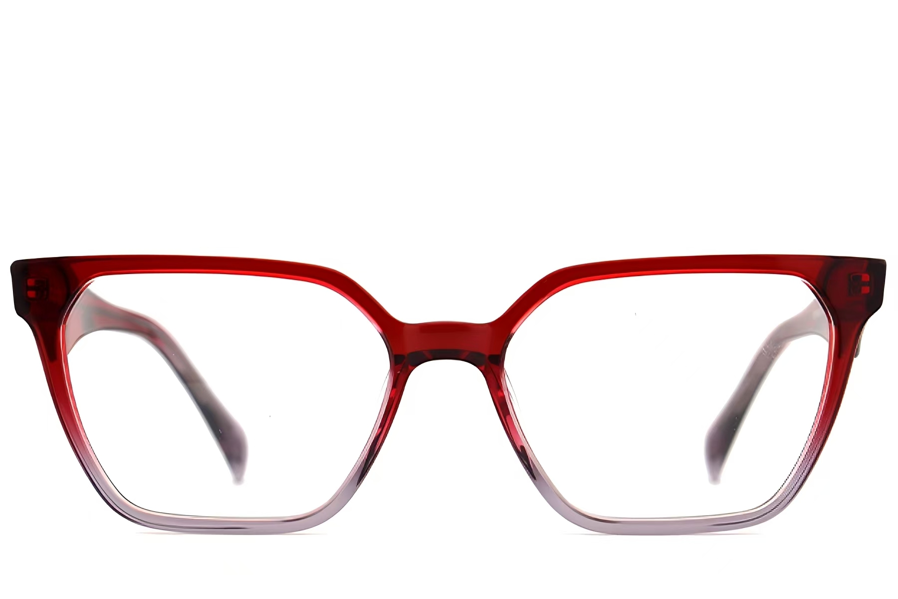 BS2012-2056_Red_Rectangular_Acetate_Glasses_front