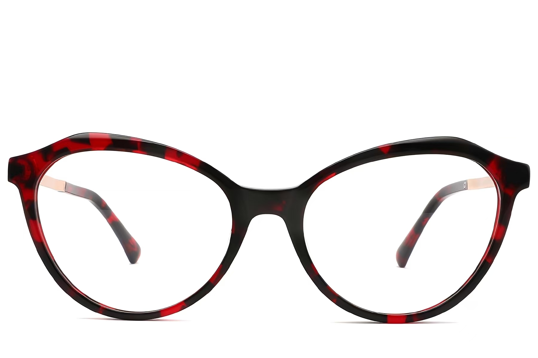 BS2012-2070_Red_Butterfly_Acetate_Glasses_front