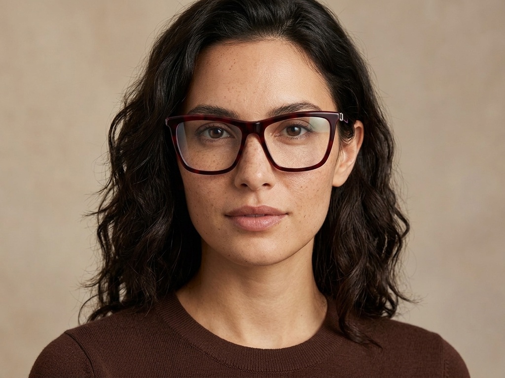 BS2012-2091_Red_Rectangular_Acetate_Glasses-tryon_female
