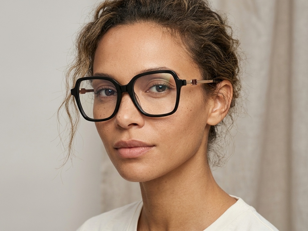 BS2012-2097_Black_Rectangular_Acetate_Glasses-tryon_female