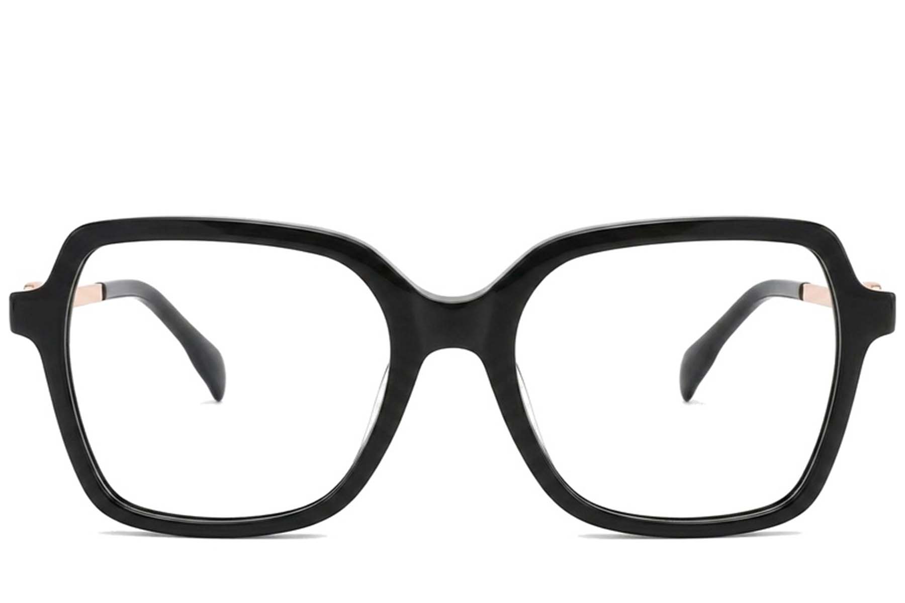 BS2012-2097_Black_Rectangular_Acetate_Glasses_corner-front