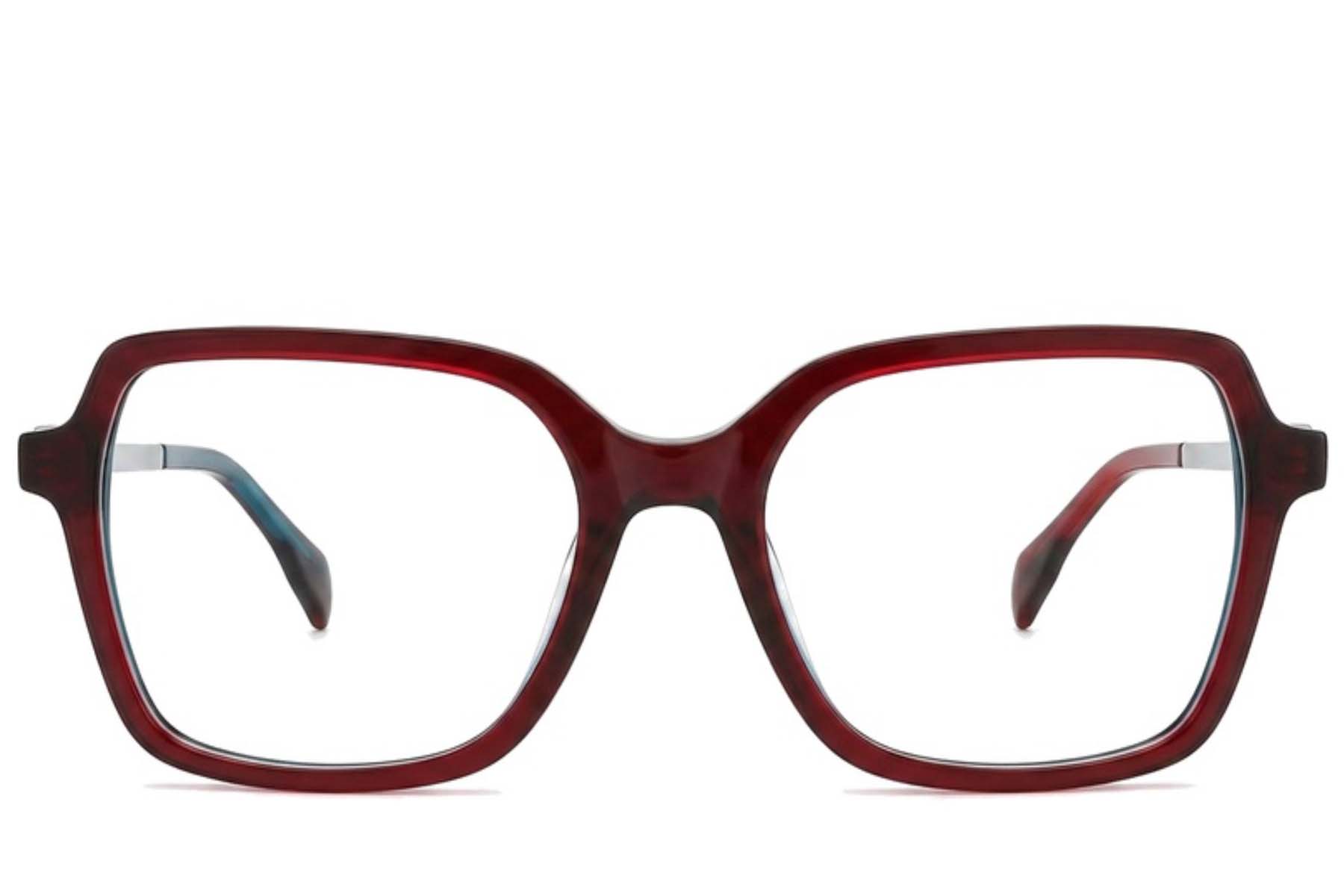 BS2012-2100_Red_Rectangular_Acetate_Glasses_corner-front