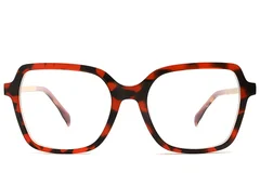 BS2012-2101_Red_Rectangular_Acetate_Glasses_front