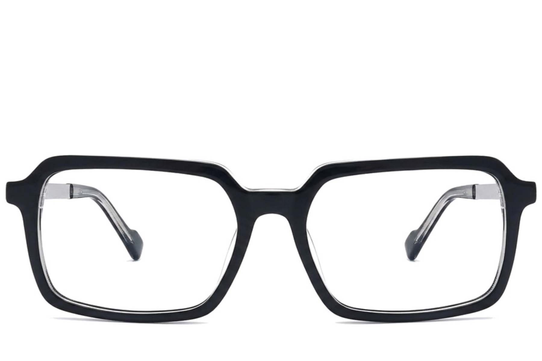 BS2012-2103_Black_Rectangular_Acetate_Glasses_corner-front