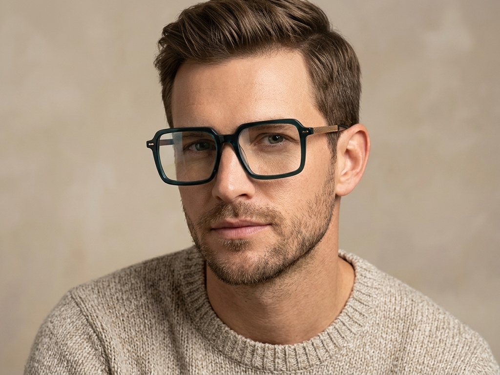 BS2012-2105_Green_Rectangular_Acetate_Glasses-tryon_male