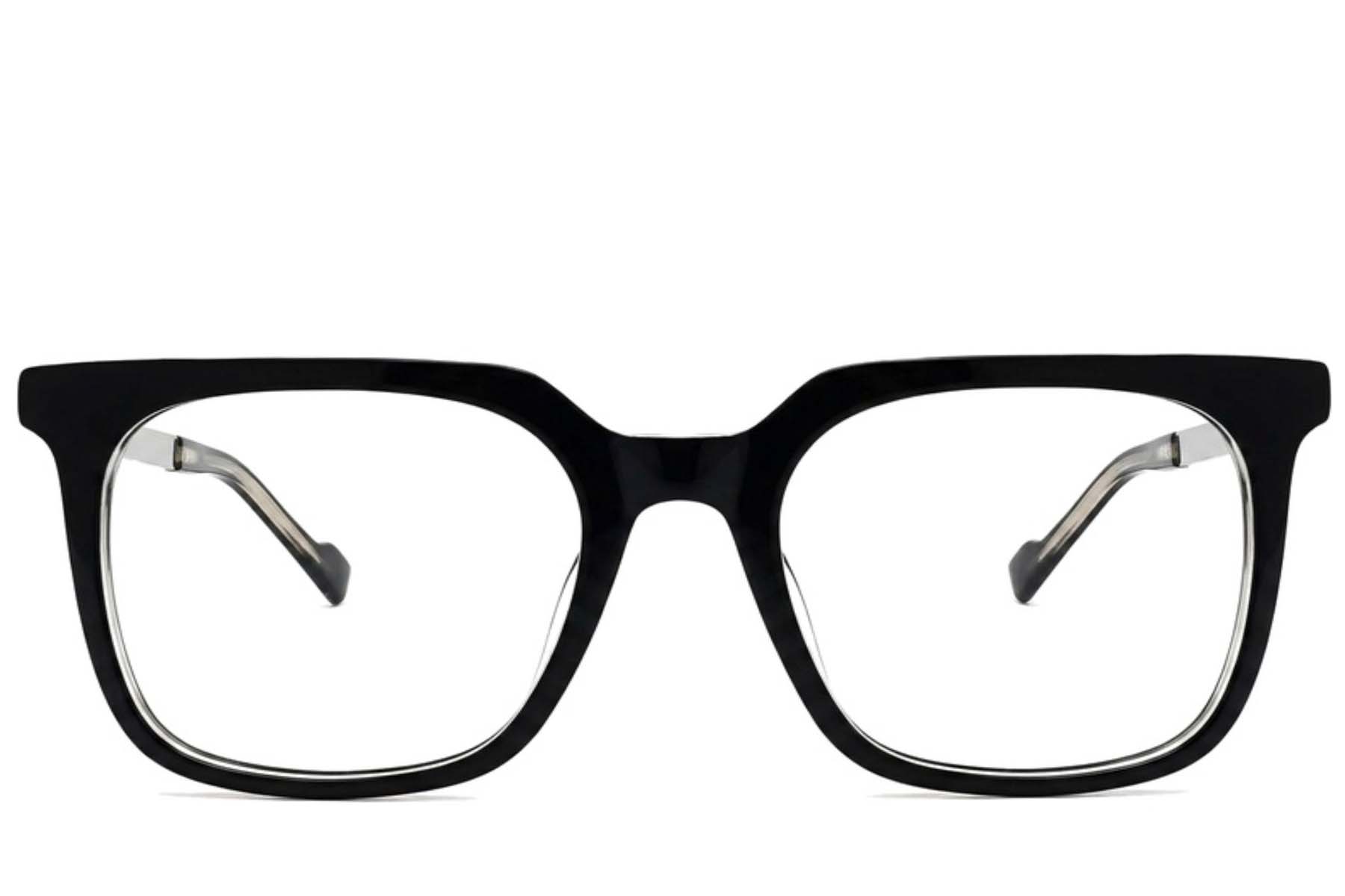BS2012-2108_Black_Rectangular_Acetate_Glasses_corner-front