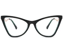 BS2012-2151_Green_Butterfly_Acetate_Glasses_corner-front