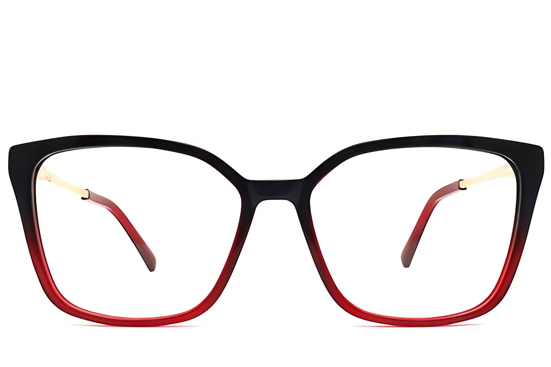 BS2012-2164_Red_Rectangular_Acetate_Glasses_front