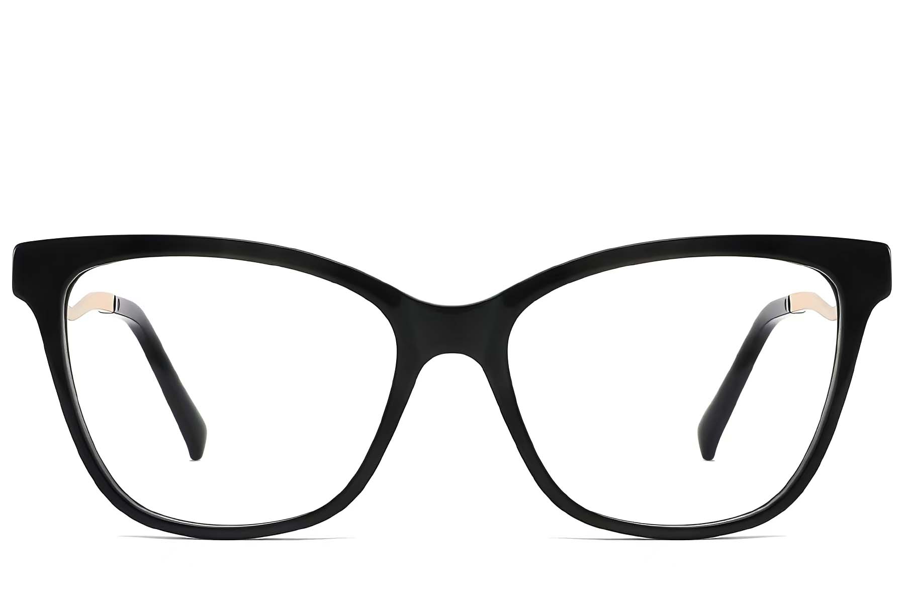 BS2012-2167_Black_Butterfly_Acetate_Glasses_front