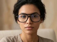 BS2012-2214_Black_Aviator_Acetate_Glasses-tryon_female