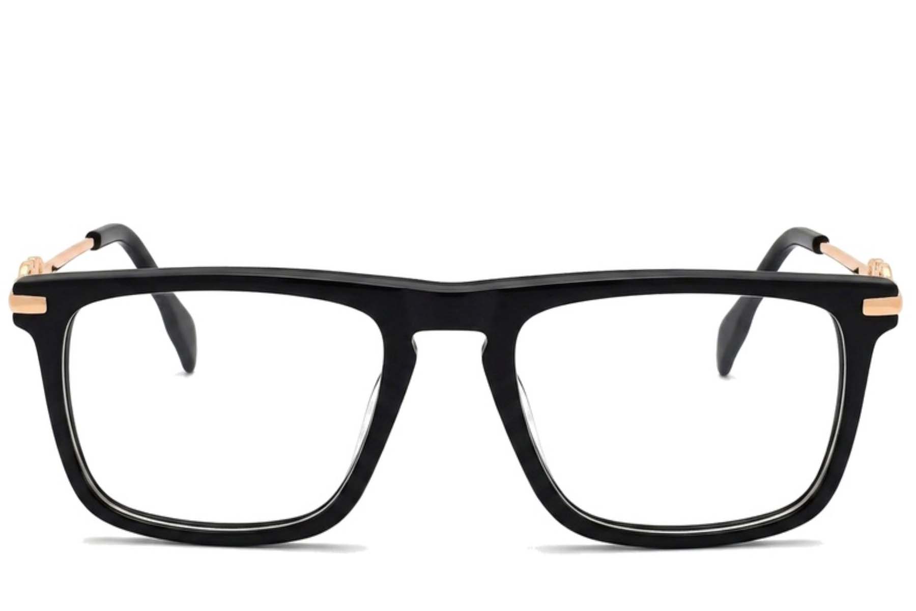 BS2012-2240_Black_Rectangular_Acetate_Glasses_corner-front