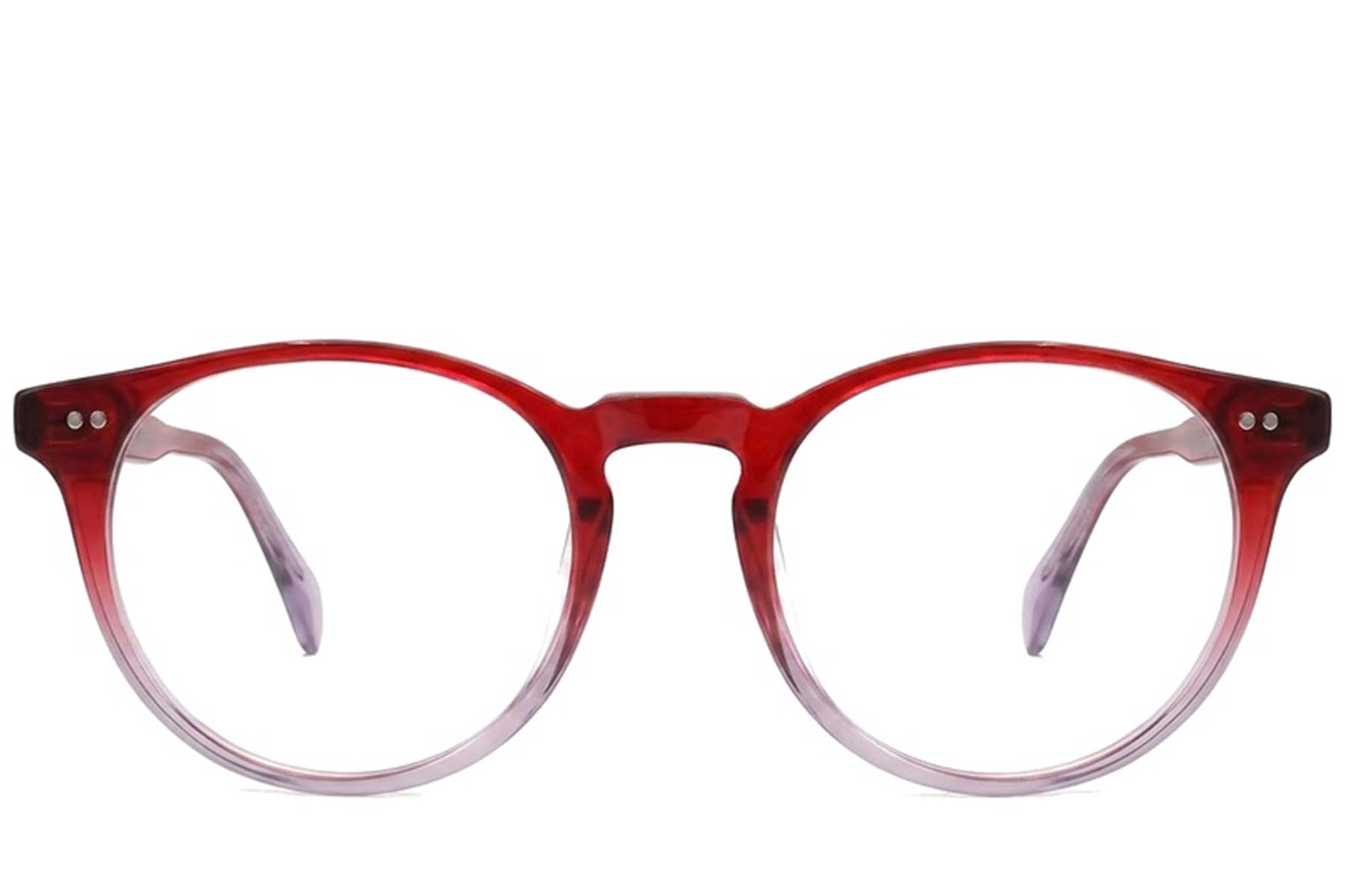 BS2012-2246_Red_Oval_Plastic_Glasses_corner-front