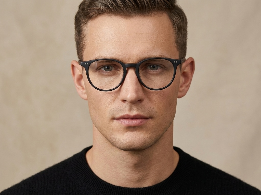 BS2012-2248_Black_Oval_Plastic_Glasses-tryon_male