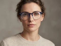 BS2012-2250_Blue_Oval_Plastic_Glasses-tryon_female