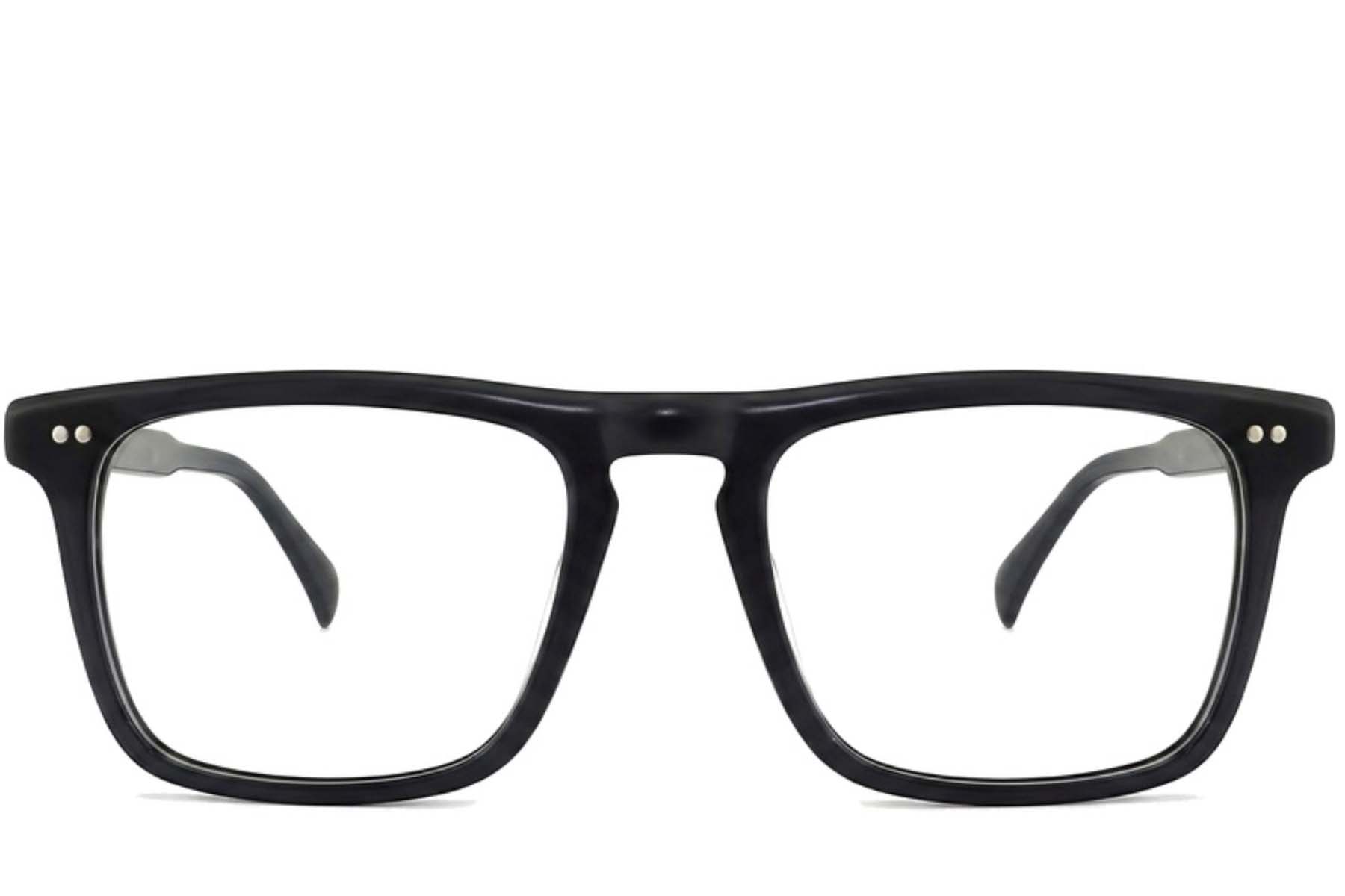 BS2012-2257_Grey_Rectangular_Plastic_Glasses_corner-front
