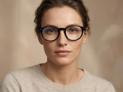 BS2012-2260_Black_Oval_Plastic_Glasses-tryon_female