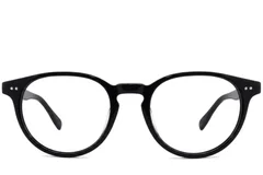 BS2012-2260_Black_Oval_Plastic_Glasses_corner-front