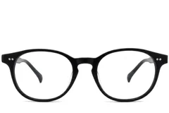 BS2012-2265_Black_Oval_Plastic_Glasses_corner-front