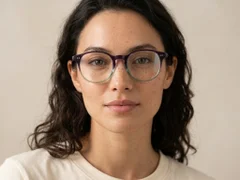 BS2012-2267_Purple_Oval_Plastic_Glasses-tryon_female