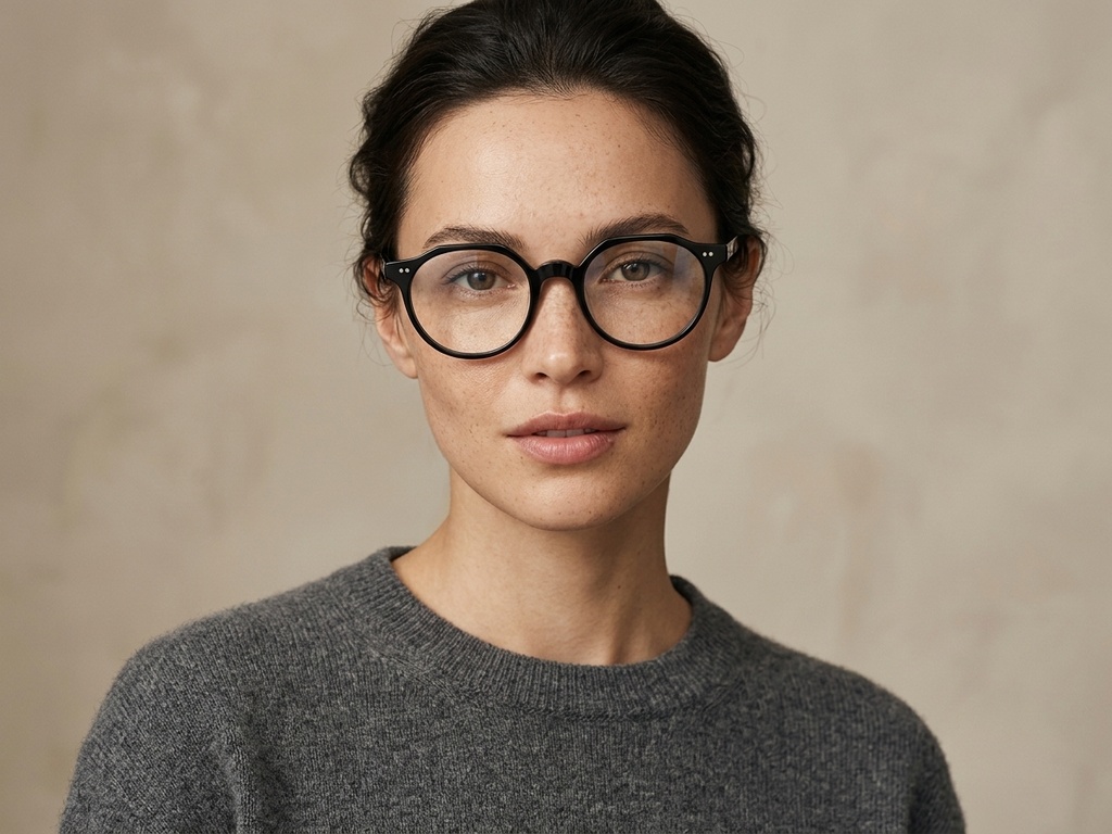 BS2012-2279_Black_Oval_Plastic_Glasses-tryon_female