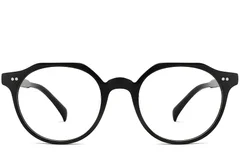 BS2012-2279_Black_Oval_Plastic_Glasses_front