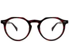 BS2012-2283_Red_Oval_Plastic_Glasses_corner-front