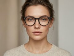 BS2012-2300_Black_Oval_Plastic_Glasses-tryon_female
