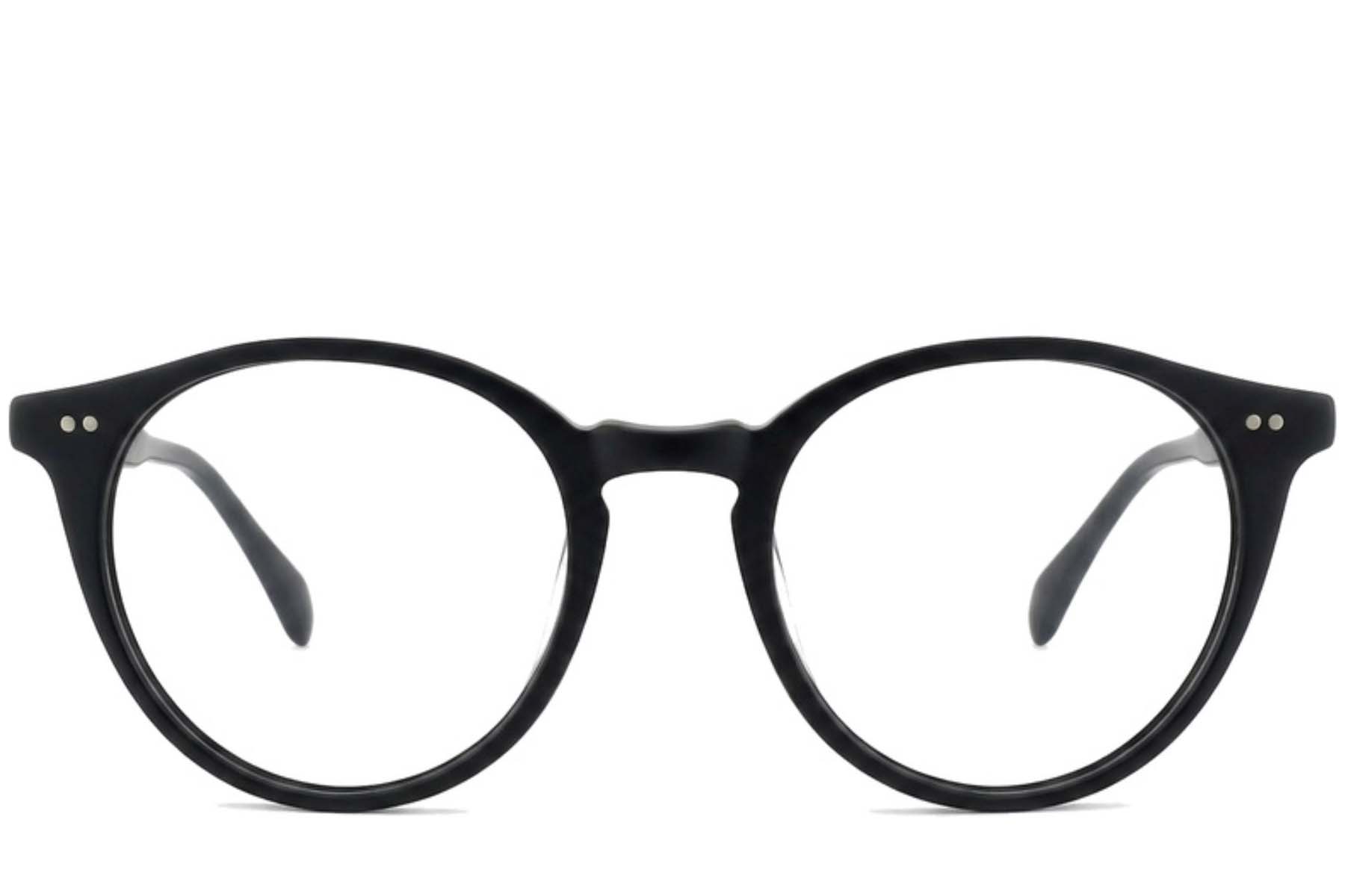 BS2012-2300_Black_Oval_Plastic_Glasses_corner-front