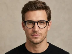 BS2012-2305_Black_Oval_Plastic_Glasses-tryon_male