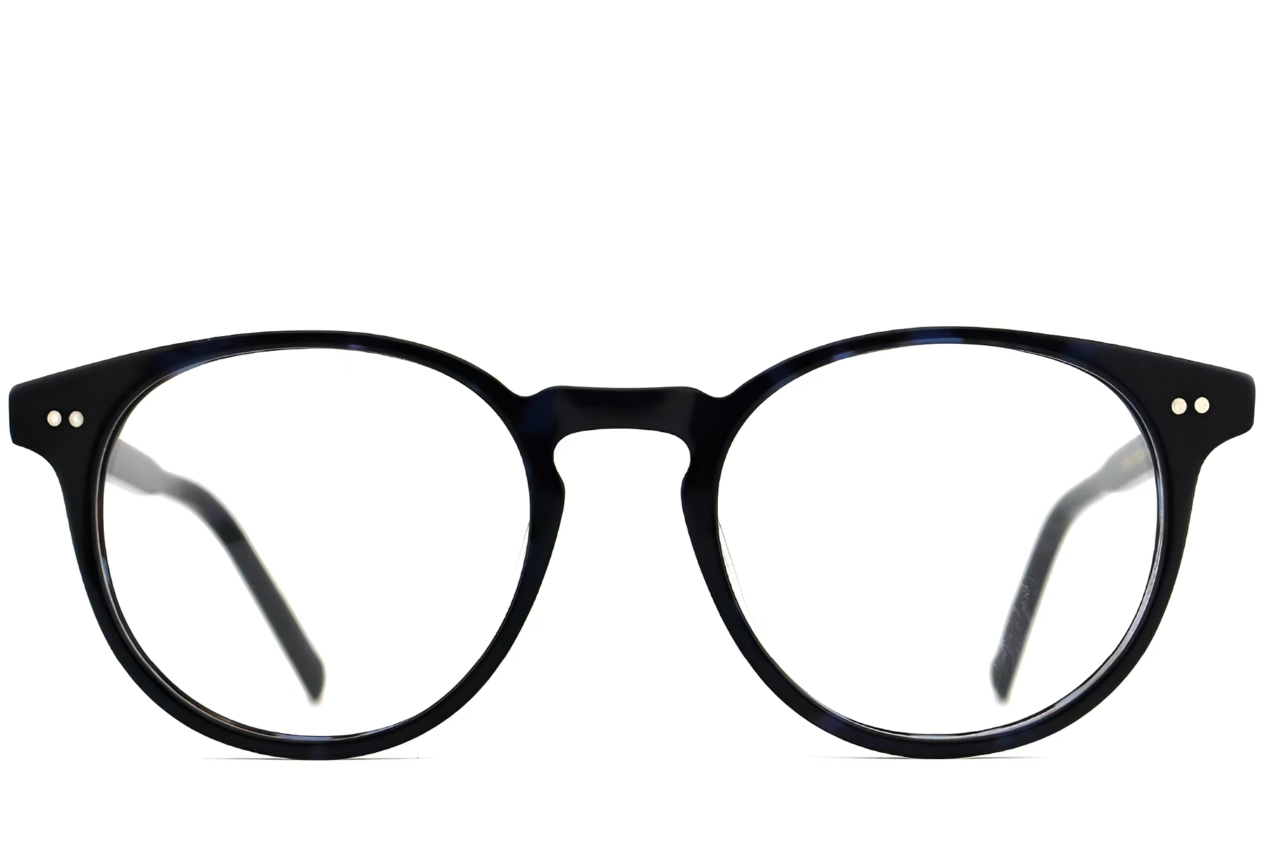 BS2012-2305_Black_Oval_Plastic_Glasses_front