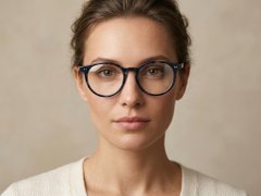 BS2012-2313_Blue_Oval_Plastic_Glasses-tryon_female