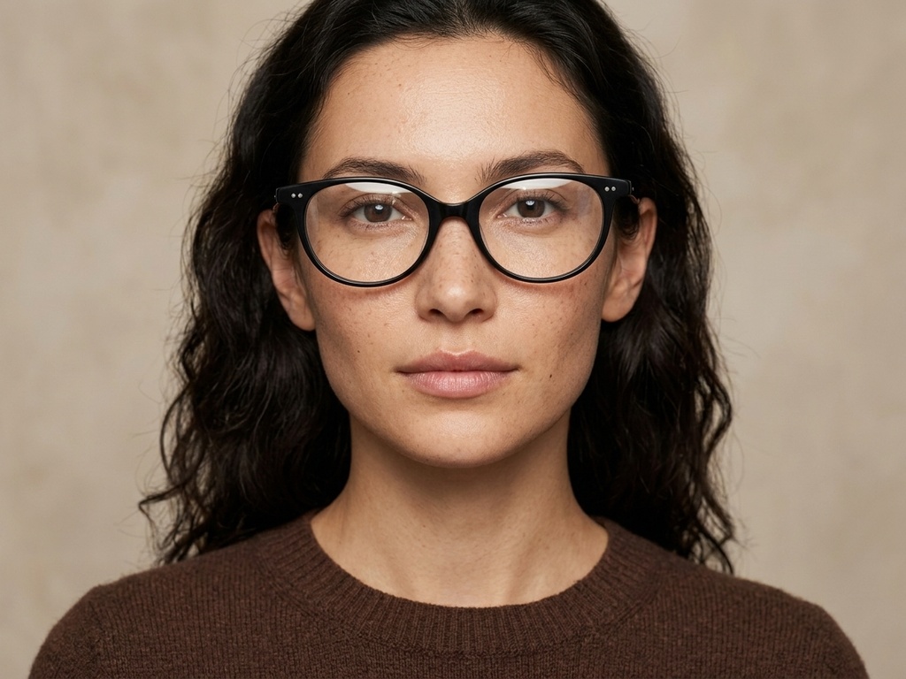 BS2012-2315_Black_Oval_Plastic_Glasses-tryon_female