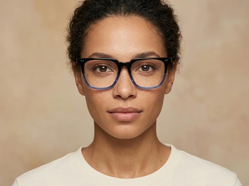 BS2012-2321_Blue_Rectangular_Plastic_Glasses-tryon_female