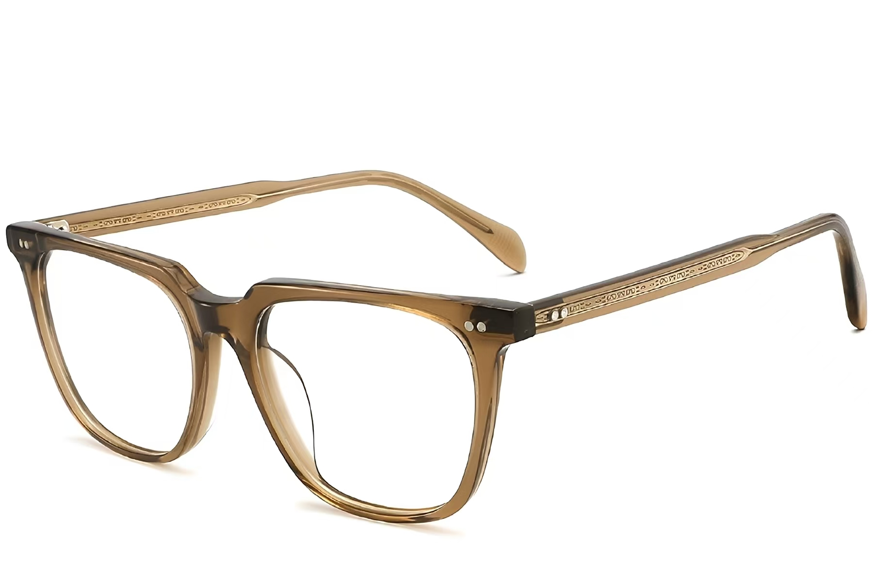 BS2012-2322_Brown_Rectangular_Plastic_Glasses_corner