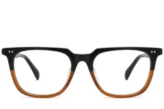 BS2012-2323_Brown_Rectangular_Plastic_Glasses_corner-front