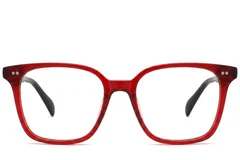 BS2012-2336_Red_Rectangular_Plastic_Glasses_corner-front