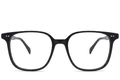 BS2012-2337_Black_Rectangular_Plastic_Glasses_corner-front