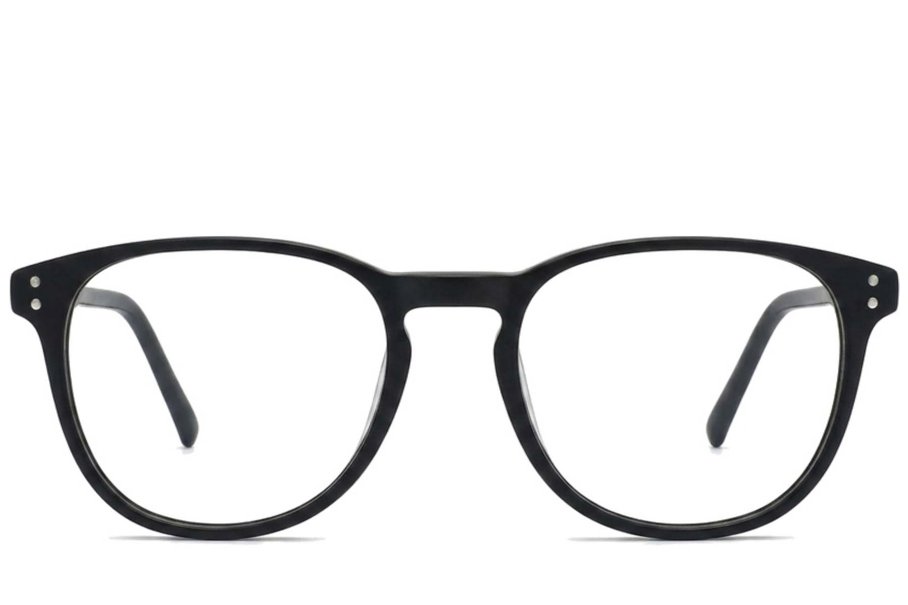 BS2012-2339_Black_Oval_Acetate_Glasses_corner-front