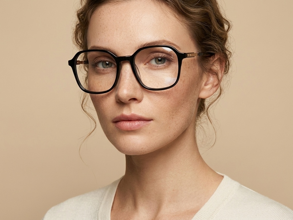 BS2012-2348_Black_Rectangular_Acetate_Glasses-tryon_female