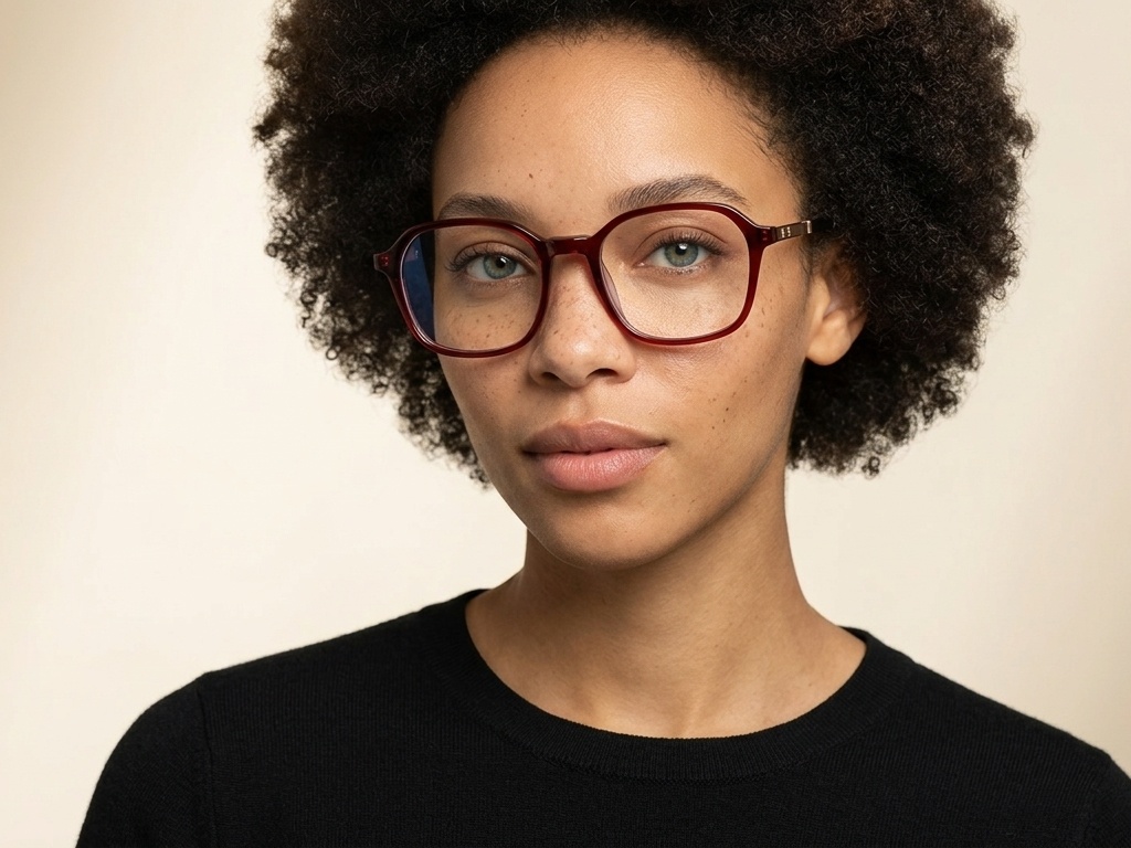 BS2012-2350_Red_Rectangular_Acetate_Glasses-tryon_female