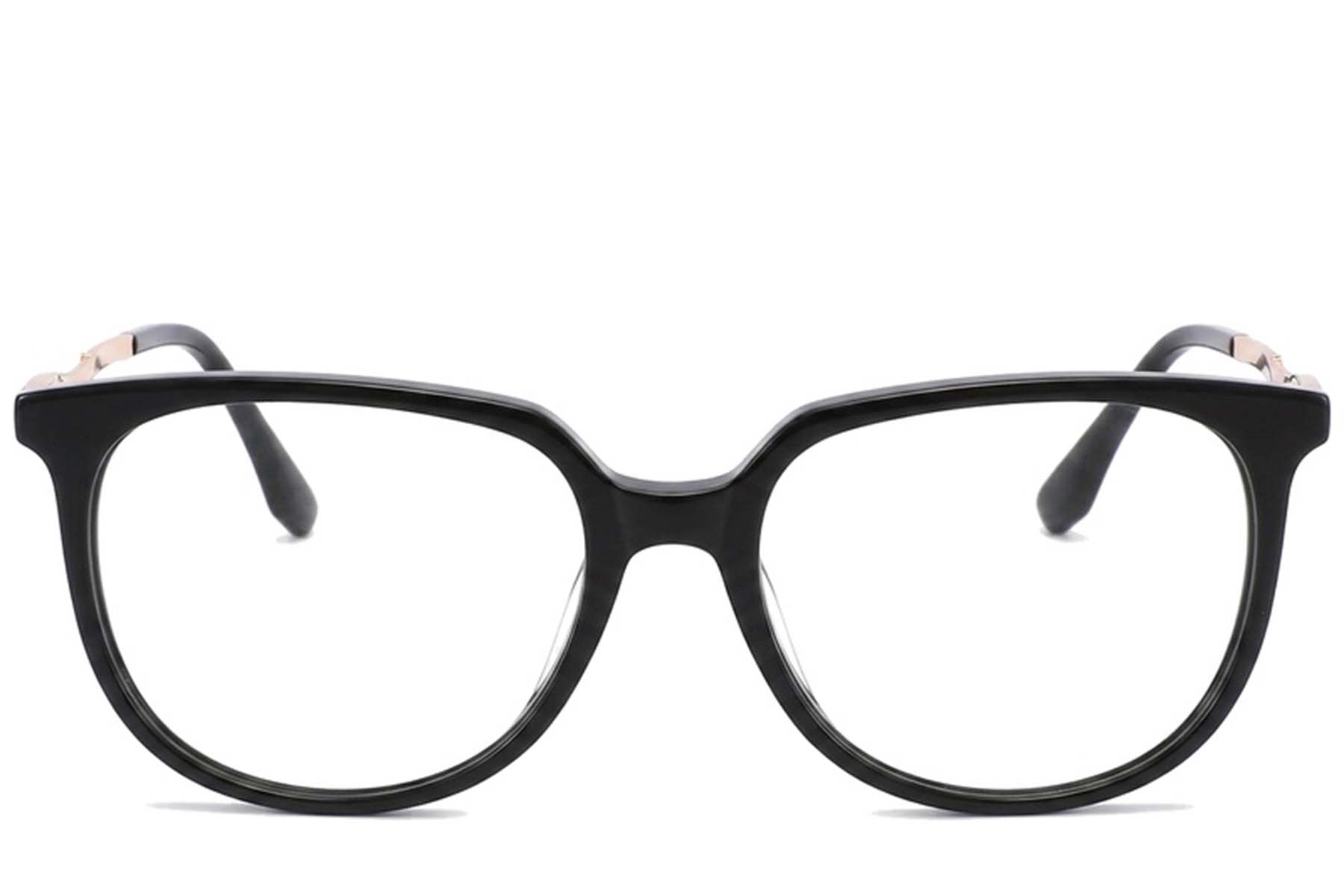 BS2012-2364_Black_Oval_Acetate_Glasses_corner-front