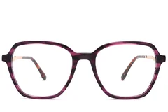 BS2012-2370_Purple_Rectangular_Acetate_Glasses_front