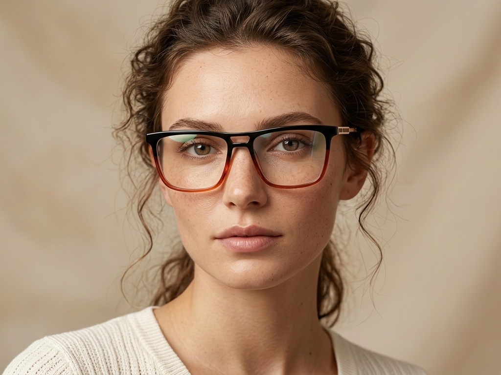 BS2012-2402_Orange_Rectangular_Acetate_Glasses-tryon_female