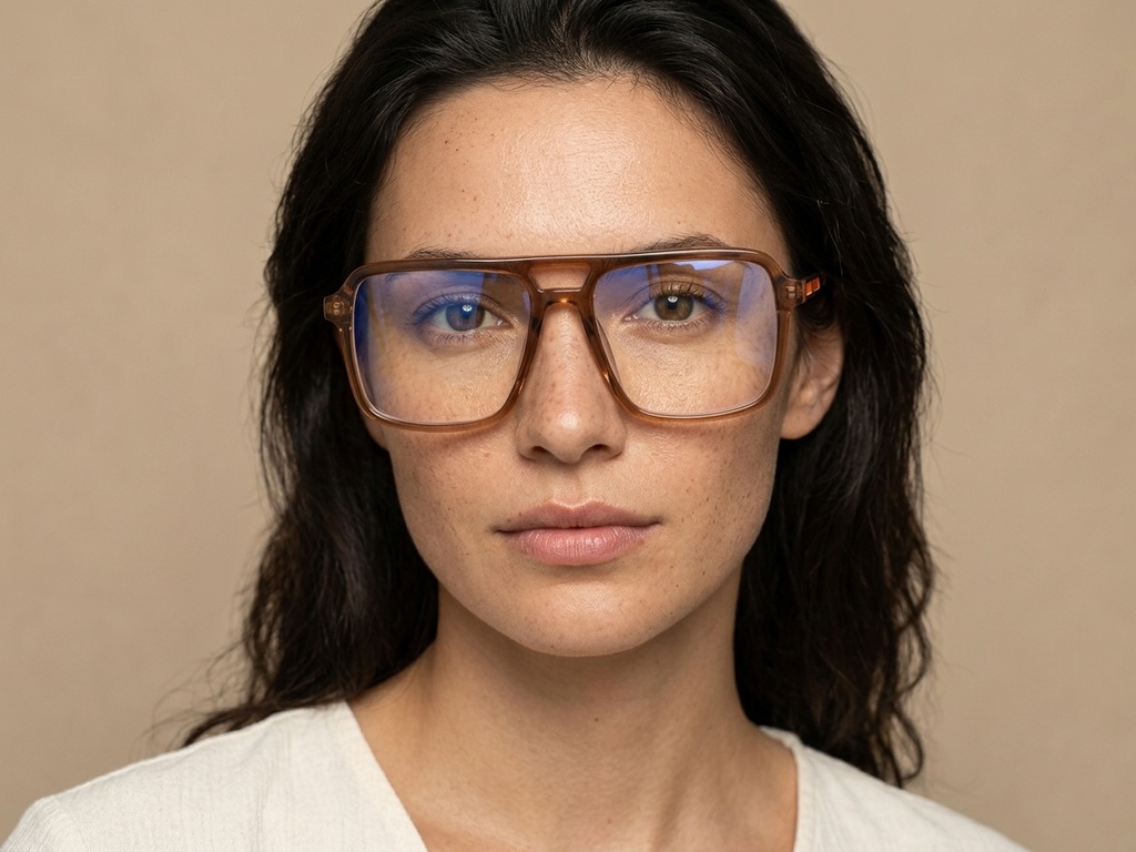 BS2012-2408_Brown_Aviator_Acetate_Glasses-tryon_female
