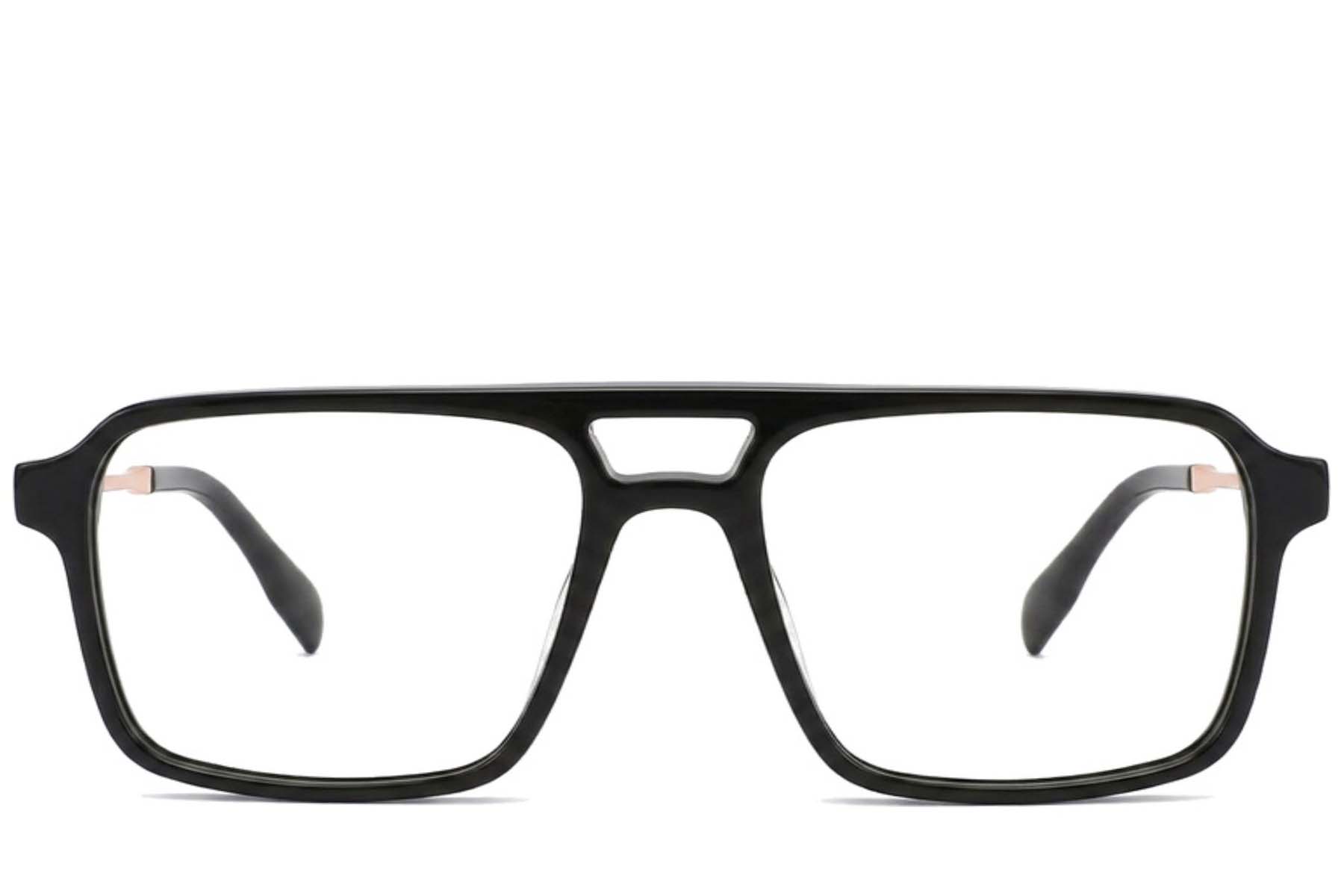 BS2012-2421_Black_Aviator_Acetate_Glasses_corner-front