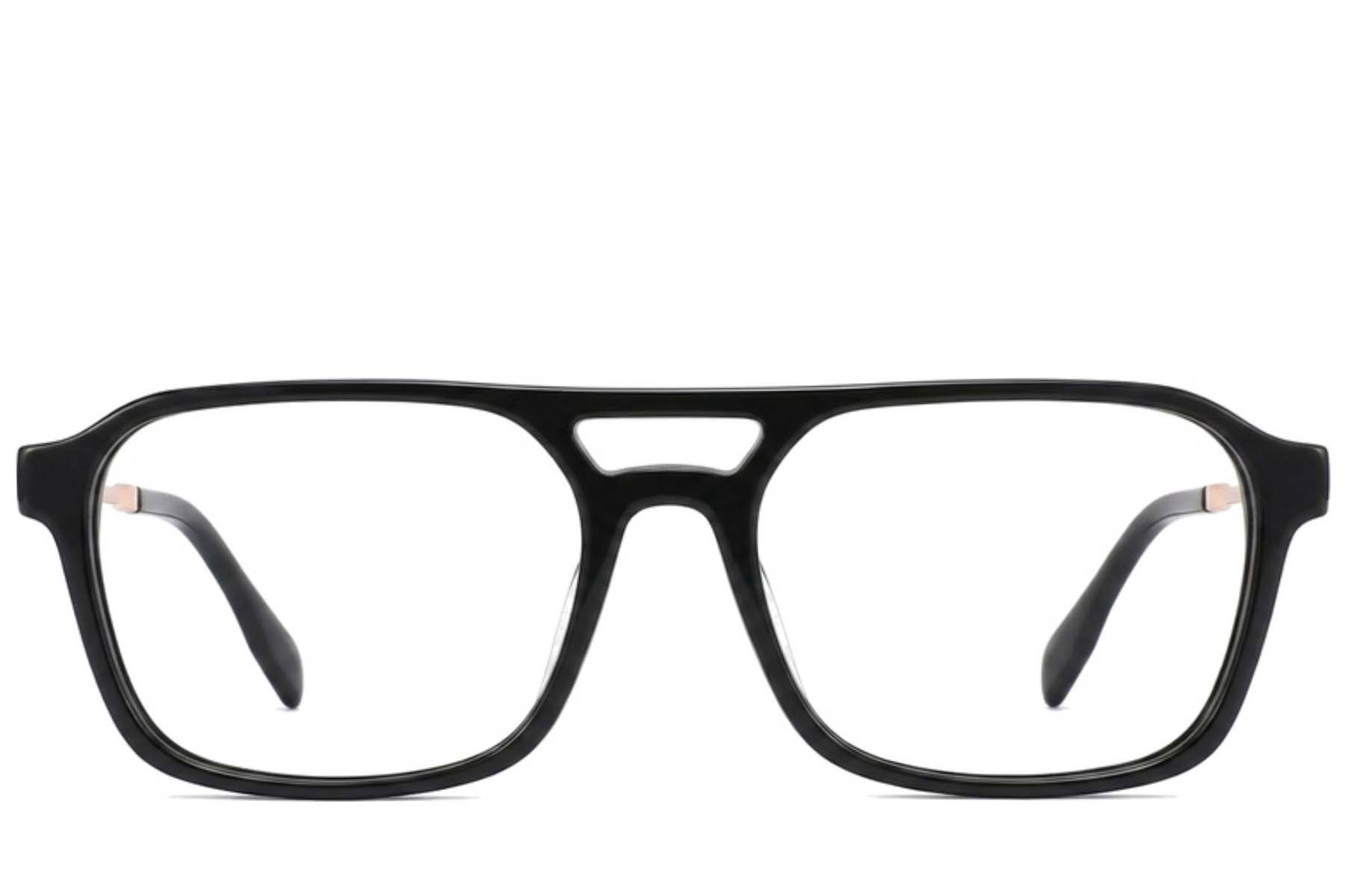 BS2012-2425_Black_Aviator_Acetate_Glasses_corner-front