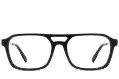 BS2012-2425_Black_Aviator_Acetate_Glasses_corner-front