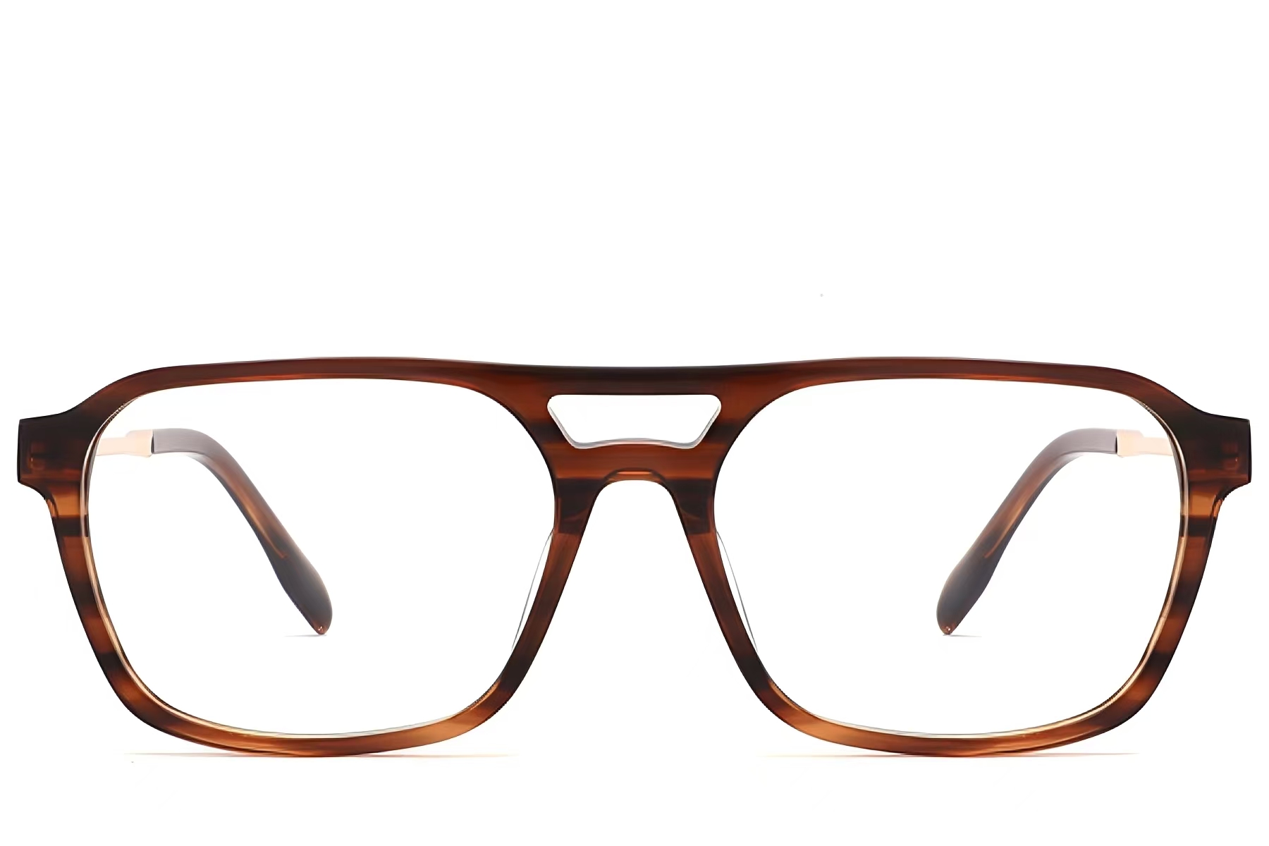 BS2012-2426_Brown_Aviator_Acetate_Glasses_front